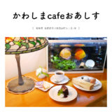 【各務原市】かわしまcafeおあしす「トースト・米粉ガトーショコラ・コーヒー」熱帯魚