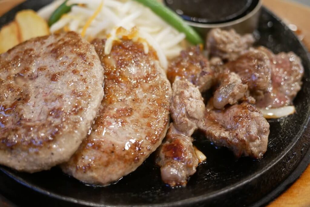 【岐阜県大垣市】肉のはせ川 ハンバーグ ステーキ ディナー 鉄板 肉汁