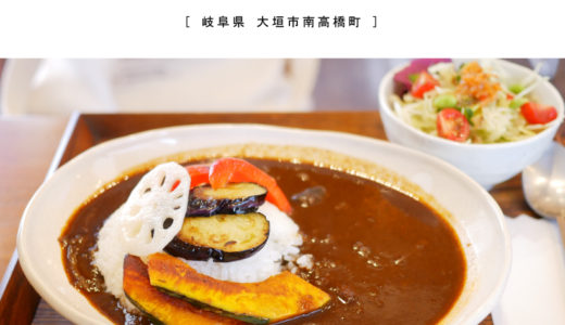 【大垣市】Tabi Cafe SACRA（旅カフェさくら）『スパイシーな野菜ビーフカレーを食す！』ナチュラルテイストの一軒家カフェ・テラス席ペットOK